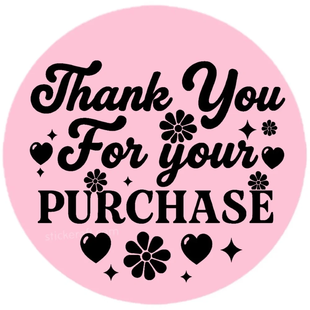 Thank You for Your Purchase Stickers – 2